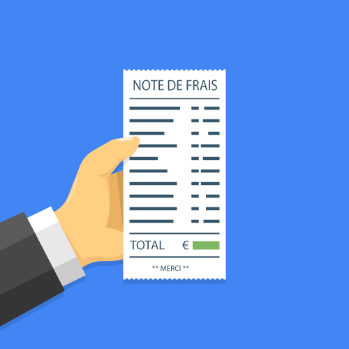 notesdefrais Note de frais fond bleu